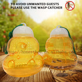 3 Pack Wasp Trap - for Wasps, Yellow Jackets, Hornets - No Seam on The Bottom - Eliminates Leaks