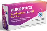 Puroptics Carbomer Eye Gel 0.2% in Single Dose Units, Protects The Cornea against The Drying out, Quick Acute Aid for The Dry Eyes, 20 x 0.6 ml Vials Preservative Free