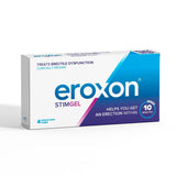 EROXON StimGel Treatment Gel for Erectile Dysfunction - Helps You Get an Erection Within 10 Minutes - Compatible with Latex Condoms and Lubricants - 4 Single Dose Tubes