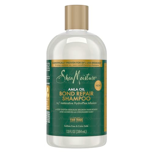 SheaMoisture Bond Repair Shampoo Amla Oil to Strengthen Hair with Restorative HydroPlex Infusion 13 FO