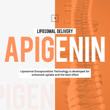 Cenffitio Liposomal apigenin 500mg Softgels - Optimal Apigenin Supplement with Fisetin, Quercetin and Theaflavins - 4 Month Supply