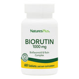 NaturesPlus Biorutin ( Sophora Japonica ) - 1000 mg , 60 Vegetarian Tablets - Hypoallergenic , Gluten-Free - 60 Servings