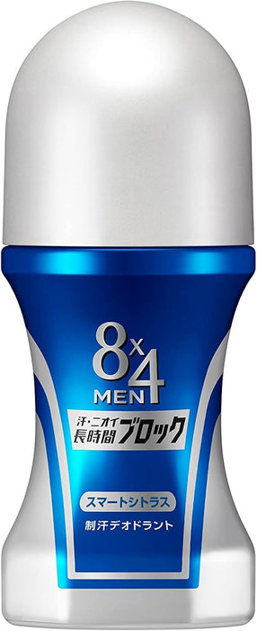 エイトフォー 8x4 Men Roll On Smart Citrus 60ml Mens Antiperspirant Deodorant