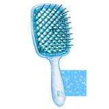Wet & Dry Vented Detangling Hair Brush, Amethyst Lavender (A Sapphire Blue)