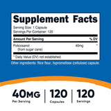 Nutricost Policosanol 40mg, 120 Capsules - Gluten Free, Non-GMO, and Vegetarian Friendly