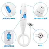 Replacement Hose & Handle Parts for Waterpik Aquarius Water Flosser (WP-660 & WP-670 Series)