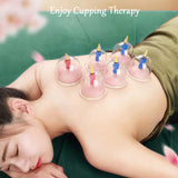 ACEBON Cupping Set, Cupping Therapy Sets Massage Back, Pain Relief, Physical Therapy, Chinese Cupping kit with Vacuum Pump