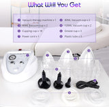 RUTAWZ Vacuum Therapy Machine Vacuum Cupping Massager with 24 Cups
