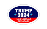 4 - Variety Pack Elect Trump 2024 Oval Magnet MAGA TO604