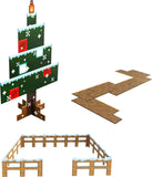 Mattel Minecraft Mob Head Minis Advent Calendar Featuring Pixelated Video-Game Character Figures with Giant Heads, Collectible Toy Gift for Fans Ages 6 Years & Older