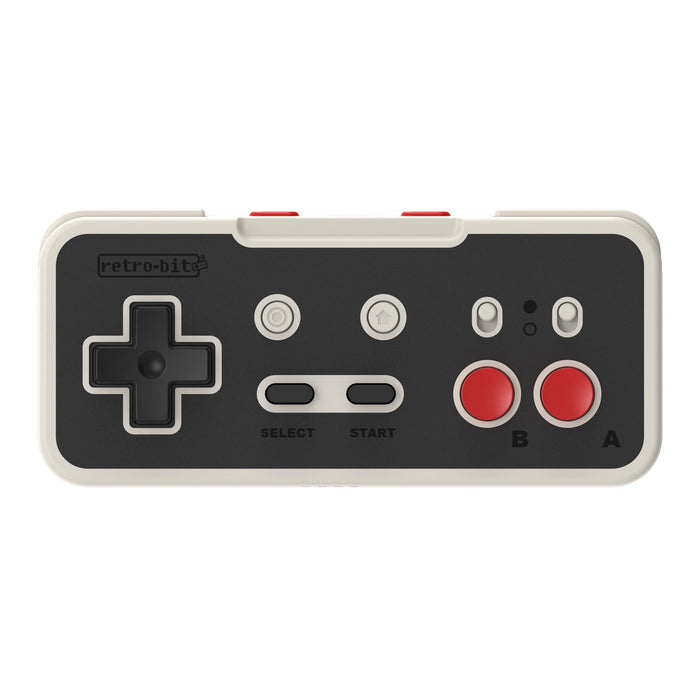 Retro-Bit Origin 8 2.4 GHz Wireless Controller – for Original NES, PC/Windows, MacOS, USB Devices, Nintendo Switch Online - Classic Grey