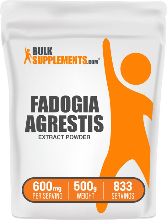 BulkSupplements.com Fadogia Agrestis Extract Powder - Fadogia Agrestis Supplement, Fadogia Agrestis 600mg - for Energy Boost, Gluten Free, 600mg per Serving, 500g (1.1 lbs) (Pack of 1)