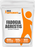 BulkSupplements.com Fadogia Agrestis Extract Powder - Fadogia Agrestis Supplement, Fadogia Agrestis 600mg - for Energy Boost, Gluten Free, 600mg per Serving, 500g (1.1 lbs) (Pack of 1)