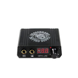 Dragonhawk LCD Dual Tattoo Machine Gun Power Supply Foot Pedal Clip Cord P076 (Black)