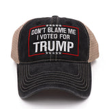 Trump Merchandise Trump 2024 Hat,Dont Blame Me I Voted for Trump Hat Donald Trump MAGA Adjustable Baseball Cap