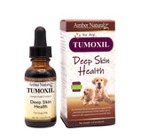 Amber NaturalZ Tumoxil Deep Skin Health Herbal Supplement for Dogs and Puppies | Canine Herbal Supplement for Skin and Metabolism Support | 1 Fluid Ounce Glass Bottle | Manufactured in The USA