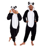 Funziez! Slim Fit Adult Onesie - Animal Halloween Costume - Plush Fruit One Piece Cosplay Suit for Women and Men