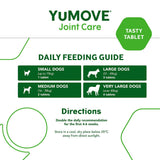 YuMOVE Working Dog | Joint Supplement for Working Dogs, with Glucosamine, Chondroitin, Green Lipped Mussel | All Ages and Breeds | 480 Tablets