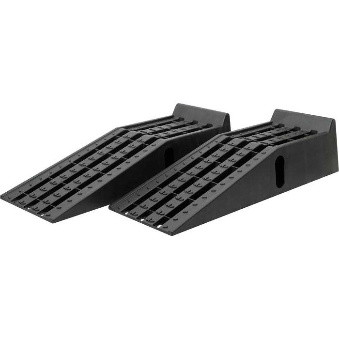 Ironton High-Impact Poly Car Ramps 12000 Lb GVW Set of 2, 6000 Lb Each, 35.5 in. L x 12 in. W x 8.5 in. H, Non-Skid Tread and Rubber Feet, for Cars, SUVs, Trucks and Vans