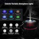 Unee Car Diffuser, USB Plug-in 100ml Mini Humidifier Essential Oil Diffuser Car Freshener Aromatherapy Diffuser(Black)