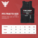 GunShowTees Take America Back Trump 2024 Tank Top, Medium, Tank Top