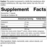 Standard Process Orchex - Whole Food Nervous System Supplements, Cholesterol, Mental Clarity and Emotional Support with Soy Protein, Ascorbic Acid, Calcium Lactate, Wheat Germ, and More - 90 Capsules