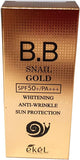 EK Whitening Anti-Wrinkle Snail Gold BB Cream SPF50+ PA+++ 50ml K-Beauty from Korea