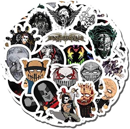 20 PCS Stickers Pack Mushroomhead Aesthetic Vinyl Colorful Waterproof for Water Bottle Laptop Scrapbooking Luggage Guitar Skateboard