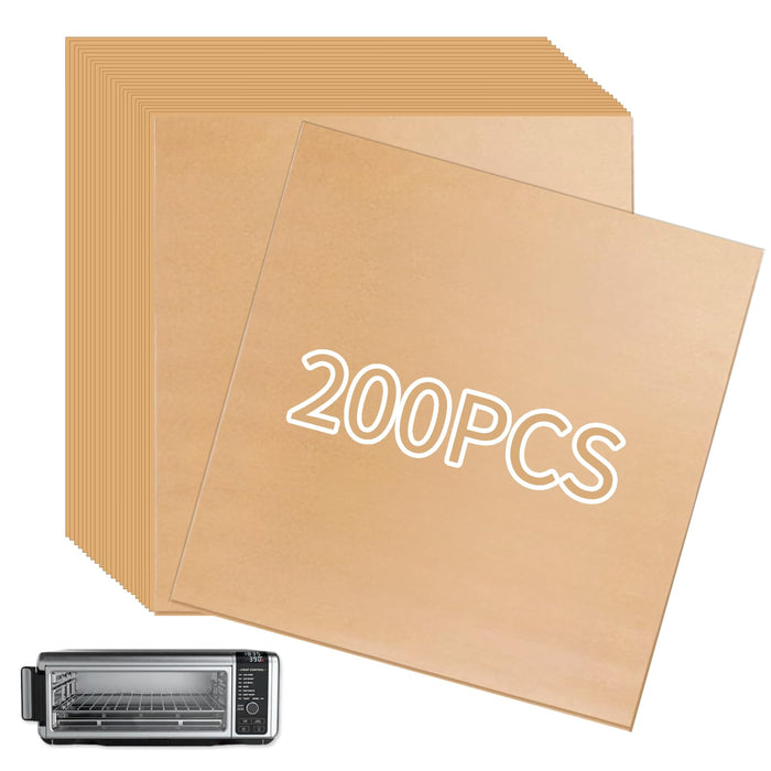 12-inch Air Fryer Parchment Paper Squares for Ninja Air Fryer SP101 Oven, 200 Pcs