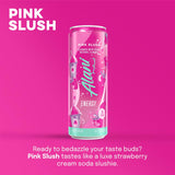 Alani Nu PINK SLUSH Sugar Free Low Calorie Energy Drinks | 200mg Caffeine | Paris Hilton x Alani Nu | Biotin B Vitamins | Zero Sugar | 15 Calories | 12 Fl Oz Cans | 12 Pack