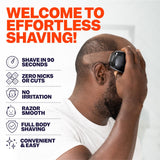 FREEBIRD The FlexSeries Electric Head Hair Shaver - Freebird - Ultimate Mens Cordless Rechargeable Wet/Dry Skull & Bald Head Waterproof Razor with Rotary Blades, Clippers, Nose Trimmer, Brush, Massager