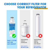 PUREPLUS DA97-17376B Water Filter Replacement for Samsung HAF-QIN, HAF-QIN/EXP, DA97-08006C, RF23M8070SG, RF23M8070SR, RF23M8090SG, RF23M8090SR, RF23M8570SR, RF23M8590SG Refrigerator, 2Pack