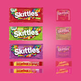 SKITTLES & STARBURST Chewy Candy Graduation Gifts, 18 Ct Bulk Box