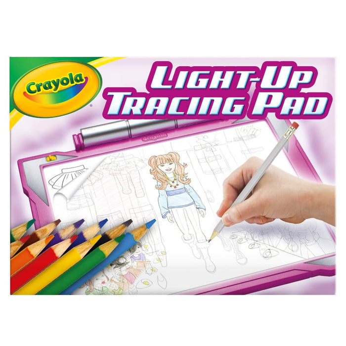 Crayola Light Up Tracing Pad - Pink, Art Kit for Kids, Kids Toys & Games, Light Box, Holiday Gifts for Girls & Boys, 6+ [Amazon Exclusive]