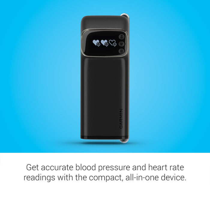 Garmin Index™ BPM, Smart Blood Pressure Monitor, FDA-Cleared Medical Device, Easy-to-Use with Built-in Display