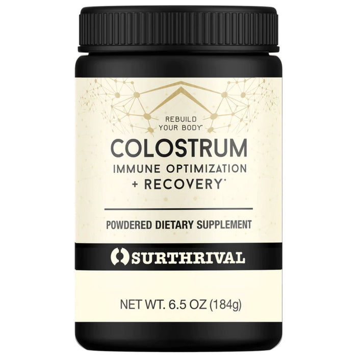 Surthrival: Colostrum Powder (6.5oz), Immune Optimization & Recovery, Powdered Dietary Supplement, Gut Health, Immune Support, Keto Friendly