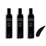 KIWABI Kazumi Hair Dye Shampoo, Black, Set of 3, Color Shampoo, Gray Hair