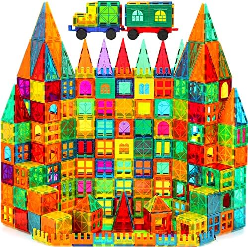 Mangetic Tiles, 100PCS Magnet Building Toys, Magnetic Building Set for Kids, Stacking Blocks, Perfect STEM Toys Gift for Boys and Girls