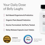 Nutritional Roots Probiotics+, Award-Winning SBO Probiotics, Organic Prebiotics, Enzymes, 42 Billion CFU, Delay-Release Capsule, Doctor's Choice, 30 Servings