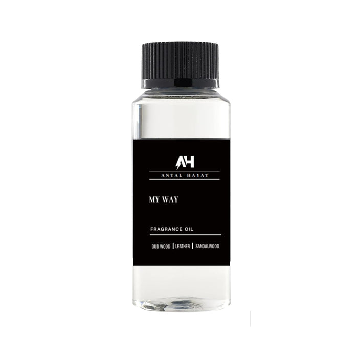 Hotel Scents My Way 120mL Essential Oil Scent Diffusers - Antal Hayat - Home Luxury Scents - Lemon, Comforting Sandalwood, Warm Cedarwood & Pretty Iris - Diffuser Oil Blends for Aromatherapy