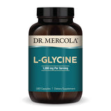 Dr. Mercola L-Glycine Dietary Supplement, 1,000 mg Per Serving, 90 Servings (180 Capsules), Mitochondrial Function, Non GMO, Soy Free, Gluten Free
