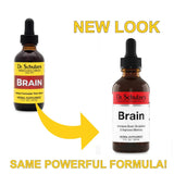 Brain Formula 2 oz. - Vegan and Wild-Harvested | Stimulates Circulation and and Improved Mental Focus