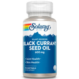 SOLARAY Black Currant Seed Oil 600mg with Gamma Linolenic (GLA), Alpha Linolenic (ALA) and Linoleic Fatty Acids - Skin, Hair, Joint Health, and Immune Support - 60-Day Guarantee, 90 Serv, 90 Softgels