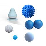 Hha&Ptj 6 Set Massage Ball, Trigger Point Ball & Lacrosse Ball Massage for Deep Tissue Massage, Plantar Fasciitis-Myofascial Release Ball, Pain Relief Mobility Balls, Muscle Knots Therapy Ball