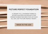 PRIMROSE PICTURE PERFECT FOUNDATION, Medium to Full Coverage with Flawless Finish, Paraben Free, Cruelty Free, Made in the USA. 0.42 oz/12 g (Alabaster)