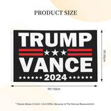 Trump Vance 2024 Flag For Room Guys Double Sided Cool Flag Outdoor Banner For Yard 3x5 Ft, Trump Vance 2024 Tapestry For College Dorm