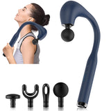 Fronnor Massage Gun with Extended Handle Revolutionary U-Shaped Back Massager for Pain Relief Deep Tissue Body Massager for Neck,Shoulder,Leg-Reach Every Muscle with Ease