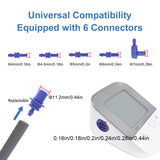 XXL Blood Pressure Cuff Compatible with Omron 9”-24” (22-60CM), Extra Large BP Replacement Cuff for Big Arms - includes 6 Connectors