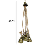 TUHNHGD Witch Bells, Witches Bells, Witch Decor, Wind Bell, Hanging Wind Chimes, Witchcraft Decor, Suitable For Porch, Garden And Window Decoration (A1)