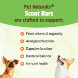 Pet Naturals Scoot Bars for Dogs, Digestive Support, Duck Flavor 30 count